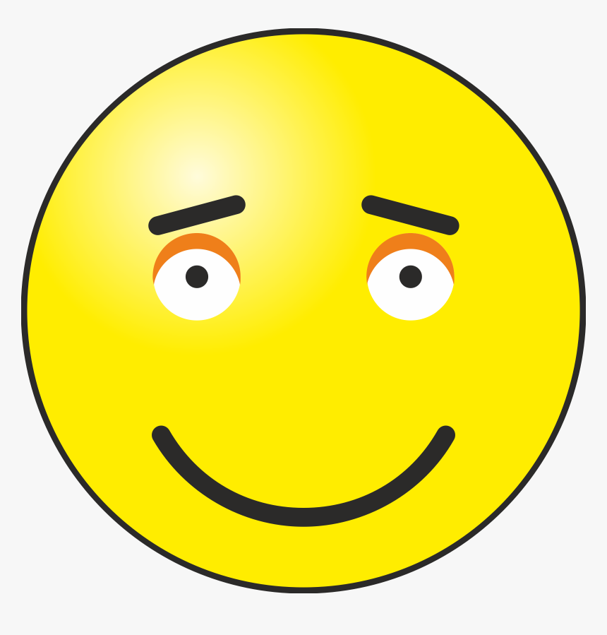 Happy Emoticon Clip Arts - Smiley Head, HD Png Download, Free Download