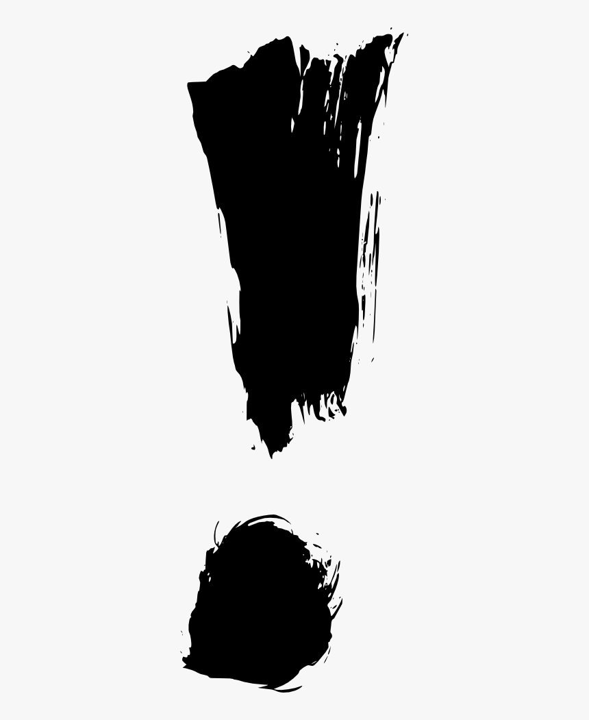 Transparent Exclamation Point Icon Png - Black Exclamation Mark Png, Png Download, Free Download