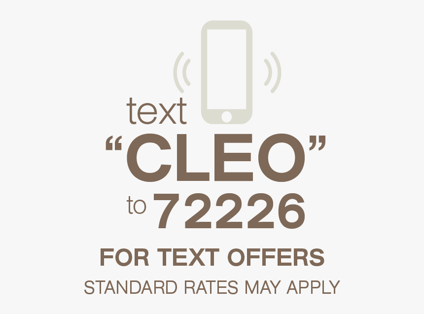 Text Cleo To 72226 For Text Offers - Griffin Technology, HD Png Download, Free Download