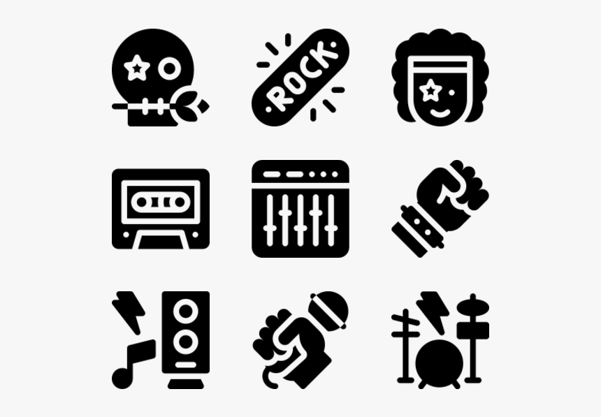 Rock And Roll - Events Symbol, HD Png Download, Free Download