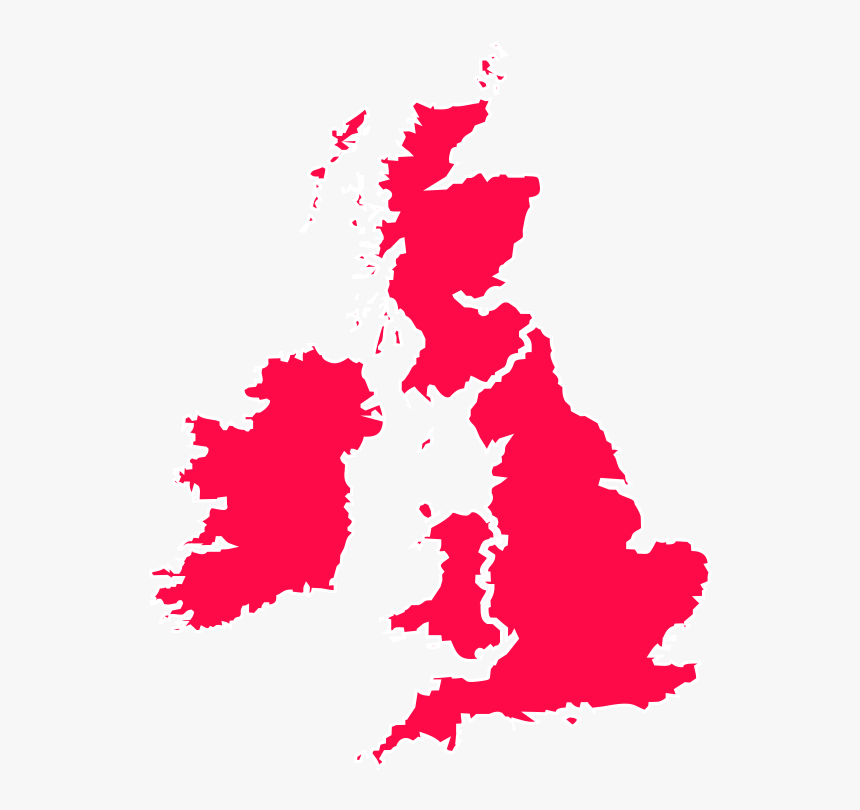 British-isles - Powerpoint Map Of Uk, HD Png Download, Free Download