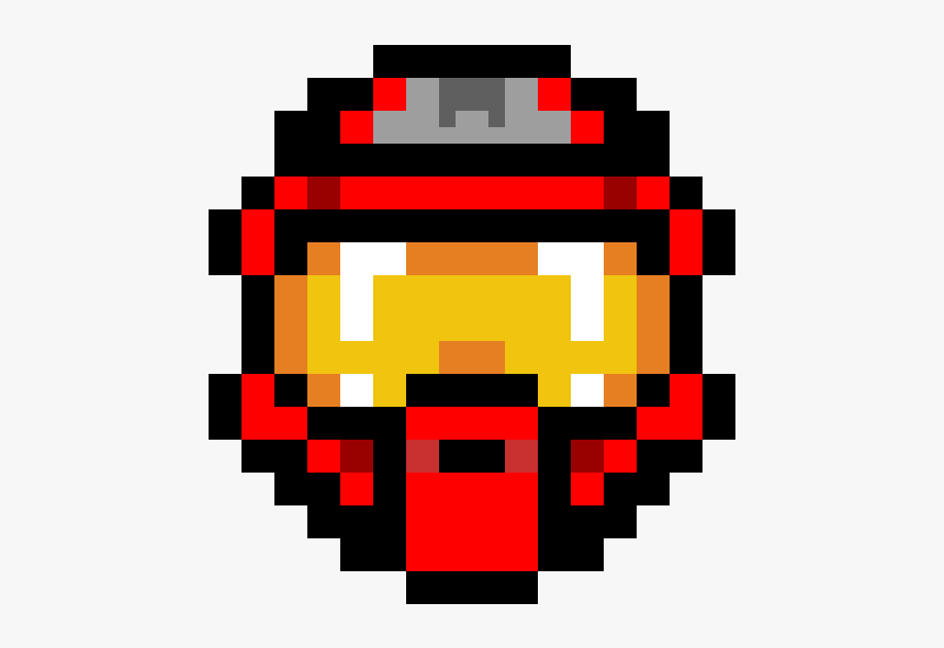 Master Chief Helmet Pixel Art, HD Png Download, Free Download
