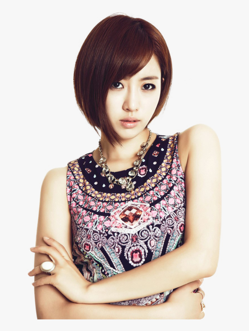 Clip Art Asian Girl Haircut - T Ara Eun Jung, HD Png Download, Free Download