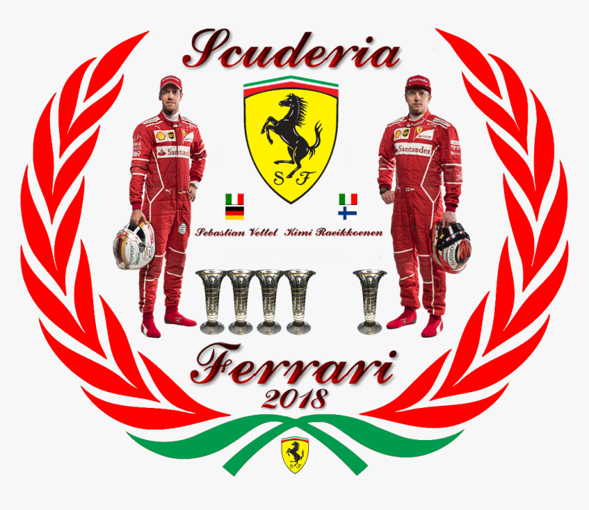 Scuderia Ferrari Logo Png Png Royalty Free Stock - Ferrari F1 2018 Logo, Transparent Png, Free Download