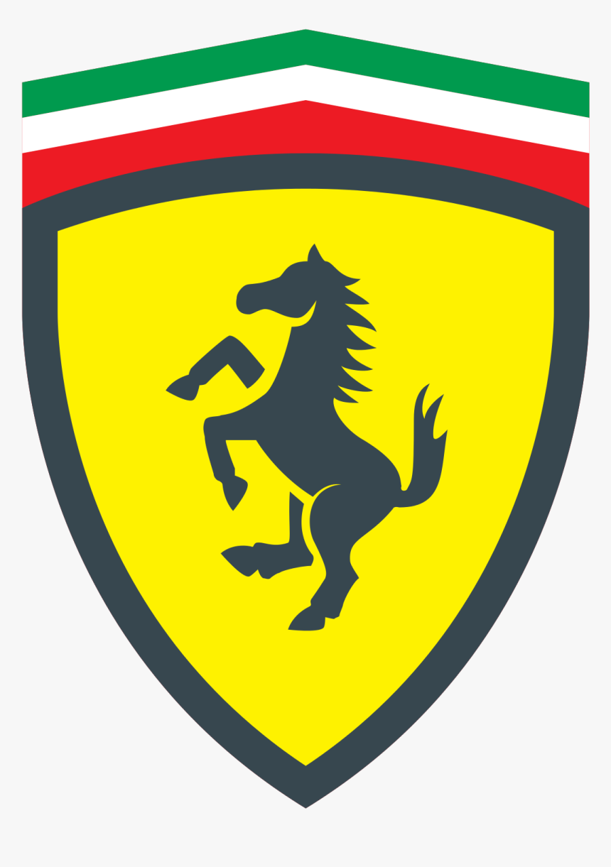 Ferrari Clipart Logo Pencil And In Color - Ferrari Logo Black And White ...