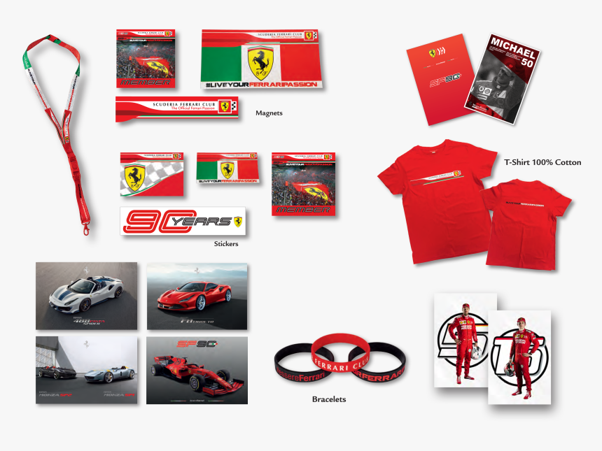 Kit 2019 Trasparente Content En - Scuderia Ferrari Club Welcome Kit, HD Png Download, Free Download