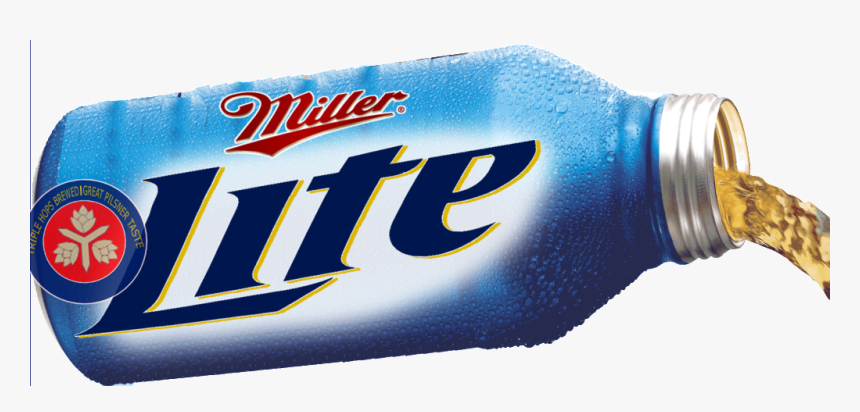 Miller Lite - Miller Lite Bottle Pouring, HD Png Download, Free Download