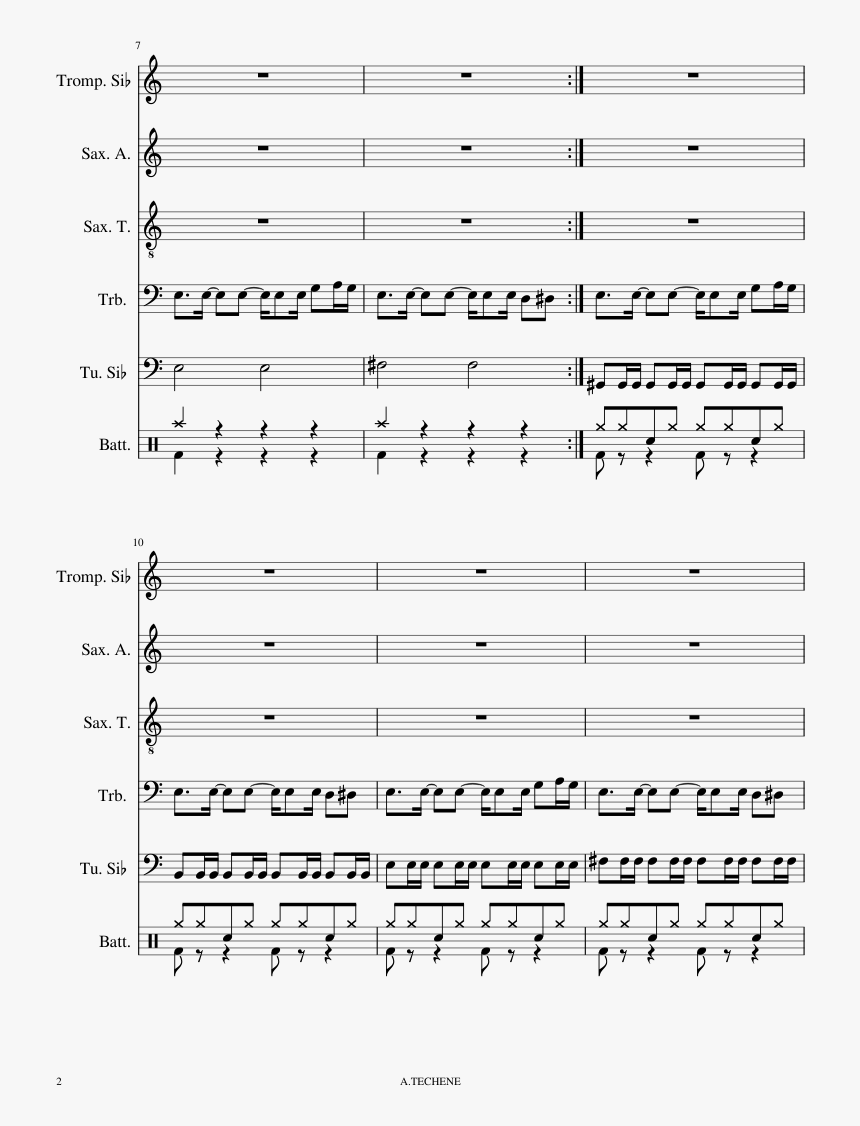 Take A Look Around Sheet Music Composed By Limp Bizkit - Hard To Handle Sax, HD Png Download, Free Download