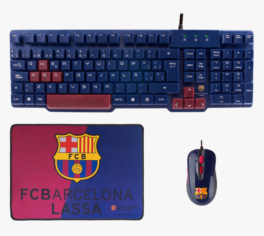 Mvp Pack Fc Barcelona - Keyboard Layout With Fn, HD Png Download, Free Download