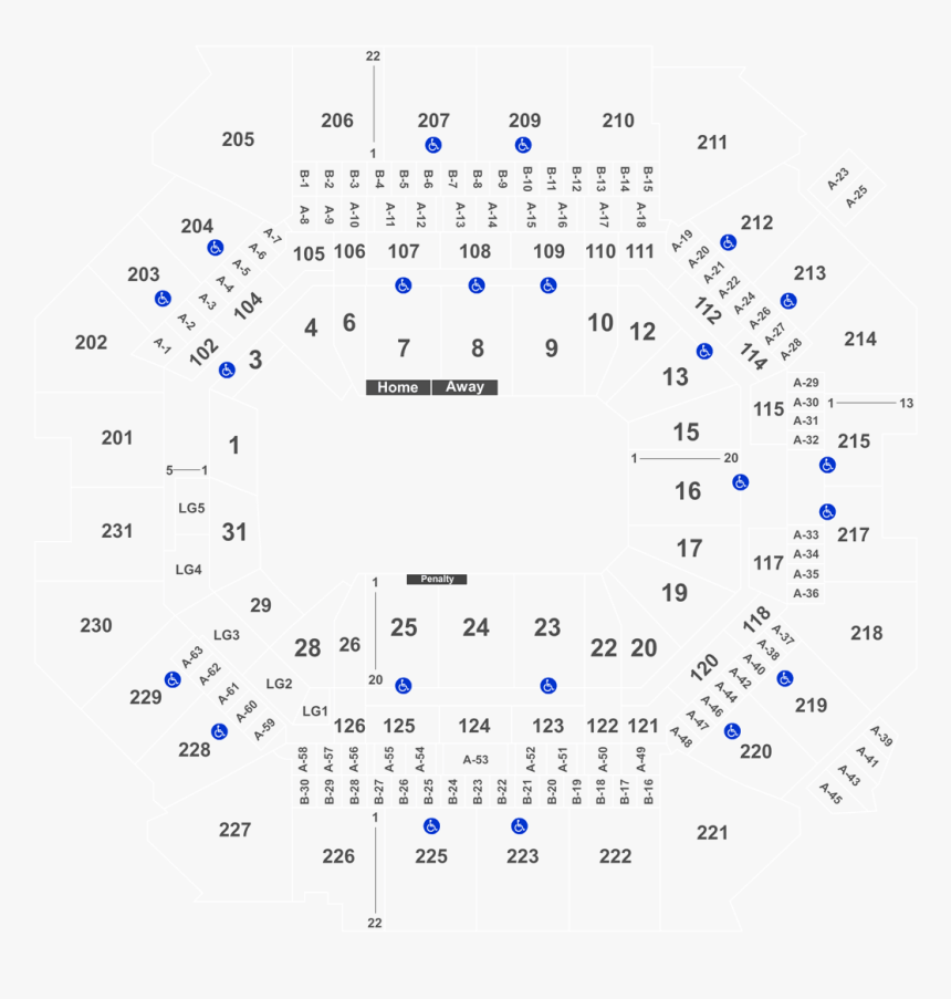 Transparent Barclays Center Logo Png - Barclays Center Seating Section 8 Row 13, Png Download, Free Download