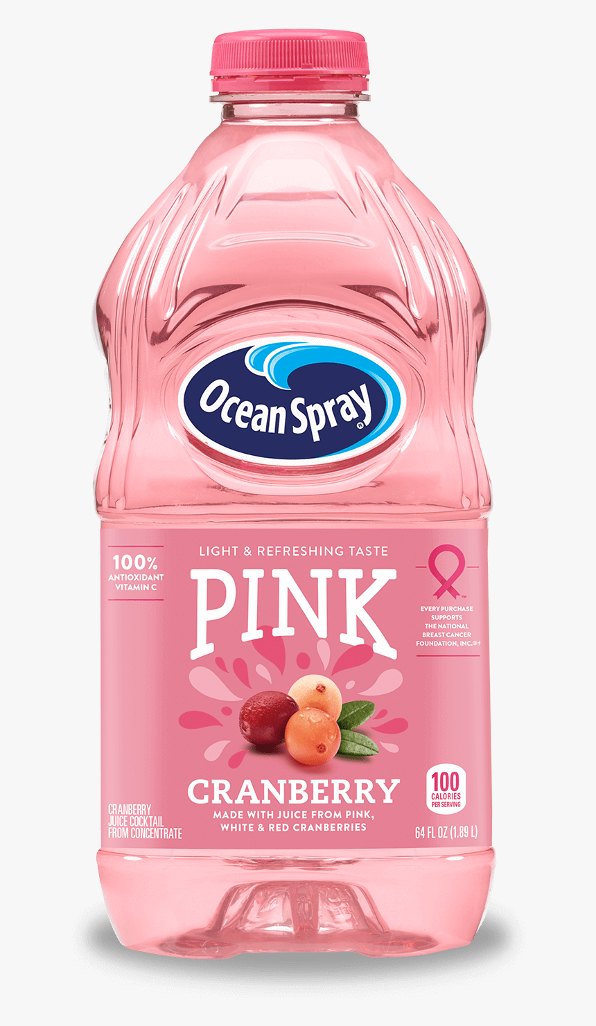 Ocean Spray Pink Cranberry Juice, HD Png Download, Free Download