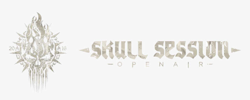 Skull Session - Calligraphy, HD Png Download, Free Download