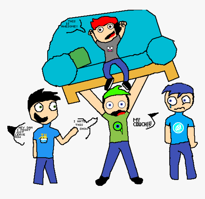 Dantdm And Thinknoodles - Jack And Mark Gif, HD Png Download, Free Download