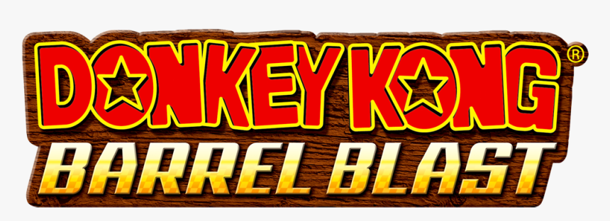 #logopedia10 - Donkey Kong Barrel Blast Logo, HD Png Download, Free Download