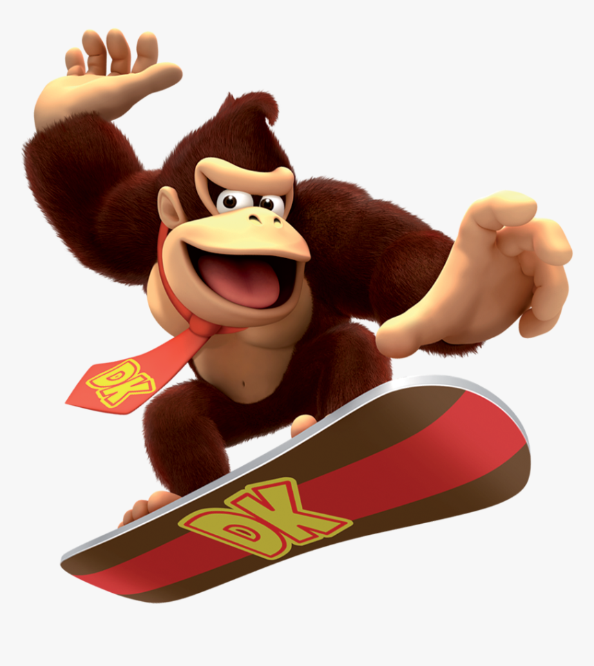 Donkey Kong Png Image - Mario And Sonic At The Olympic Winter Games Donkey, Transparent Png, Free Download