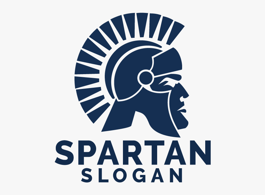 Spartan Logo Design - Logo Warrior Spartan Png, Transparent Png, Free Download
