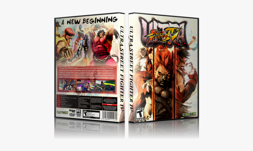 Ultra Street Fighter Iv Box Art Cover - Ultra Street Fighter 4 Box Pc, HD Png Download, Free Download