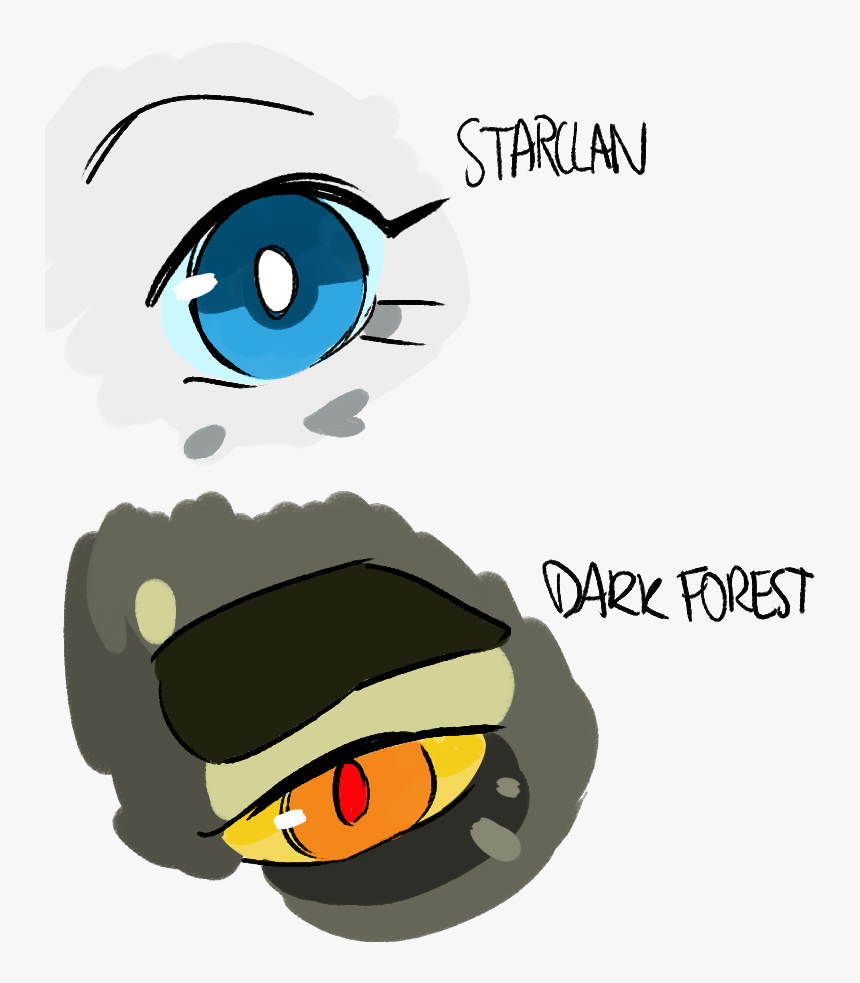 Warrior Cats Eyes Dark Forest, HD Png Download, Free Download