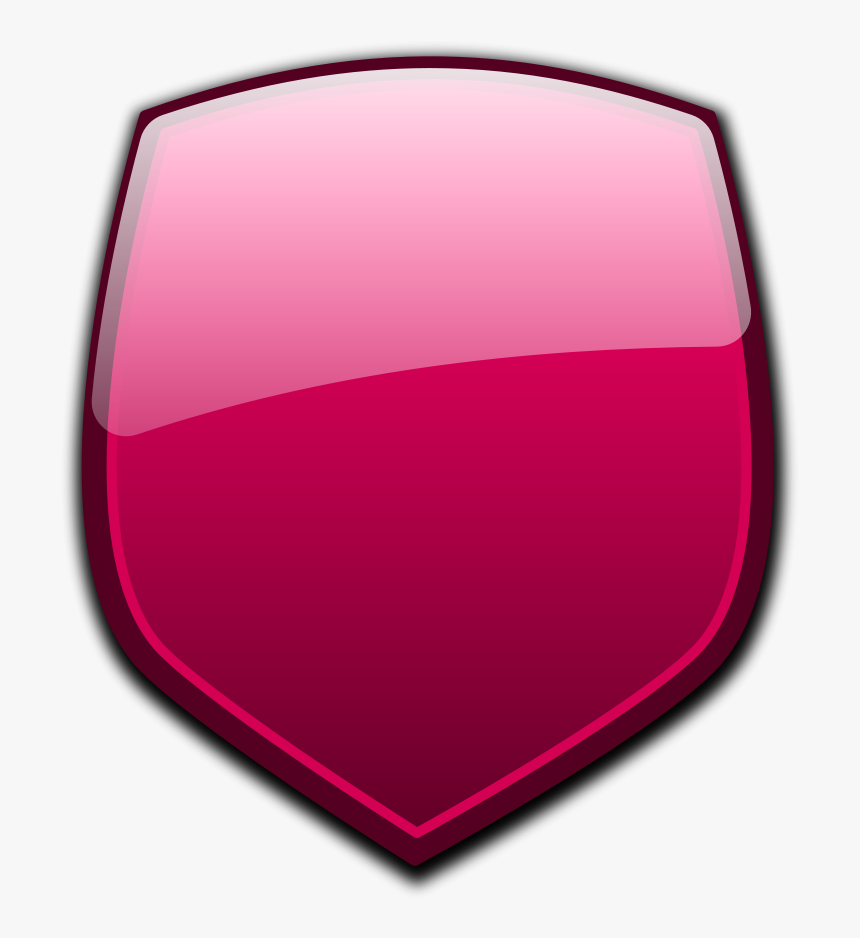 Transparent Shield Clip Art - Shield Logo Vector Pink, HD Png Download, Free Download