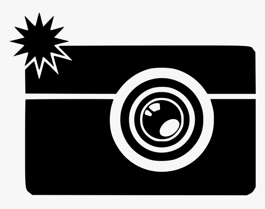 Camera Flash Lens Graphy S Picture - Icon Camera With Flash Png, Transparent Png, Free Download