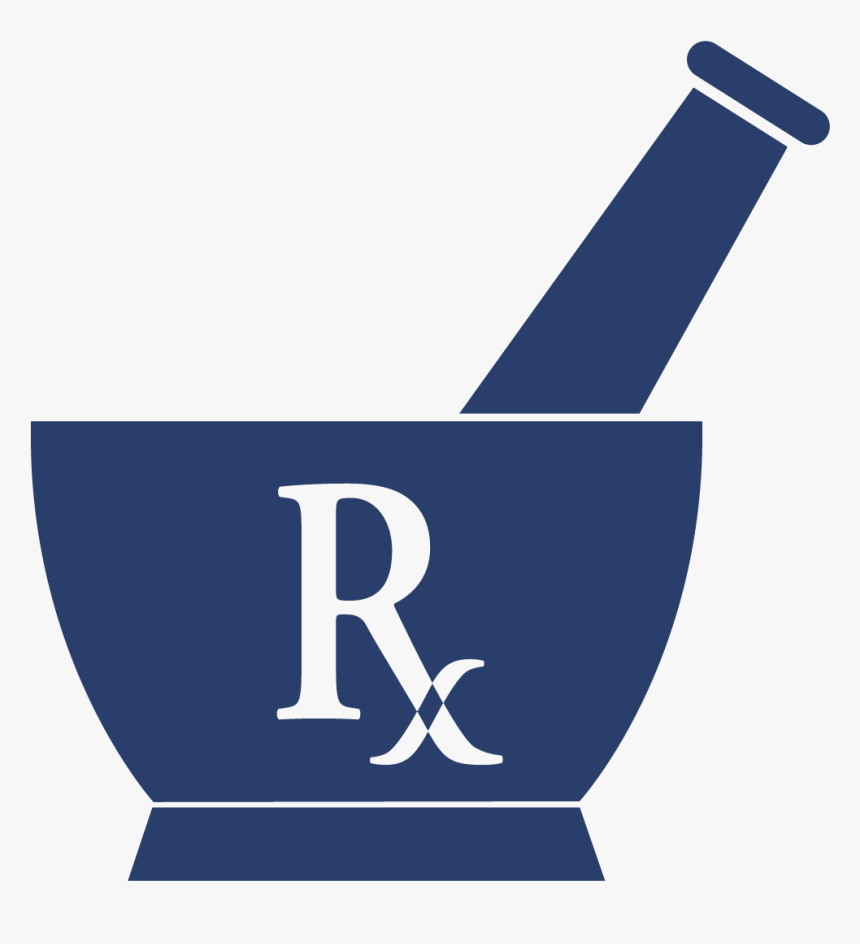 Rx Mortar And Pestle Clip Art, HD Png Download, Free Download