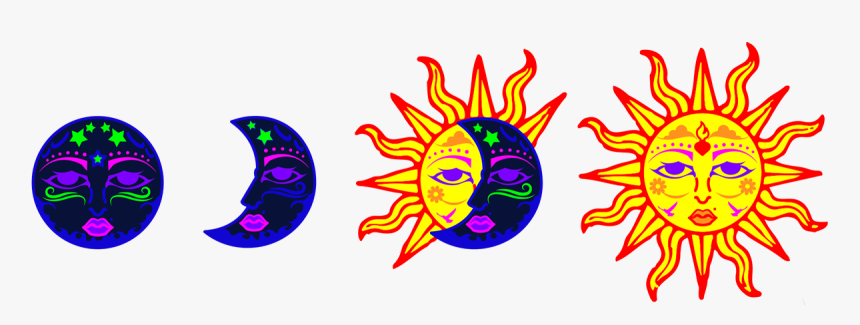 Sol Y Luna Logotype Evolution - Sun With A Face, HD Png Download, Free Download