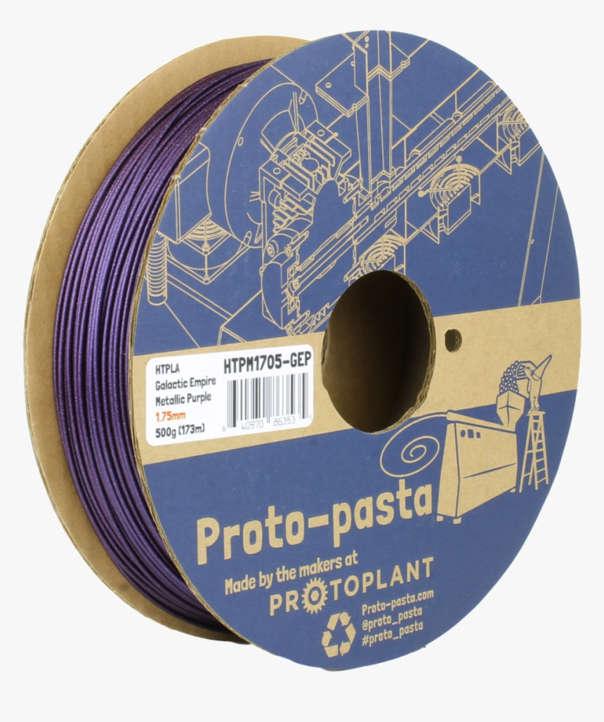 Metallic Purple 3d Printer Filament, HD Png Download, Free Download