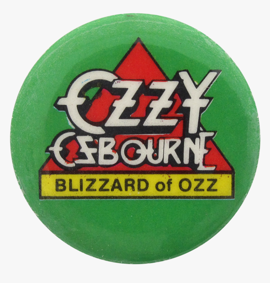 Ozzy Ozbourne Blizzard Music Button Museum, HD Png Download, Free Download