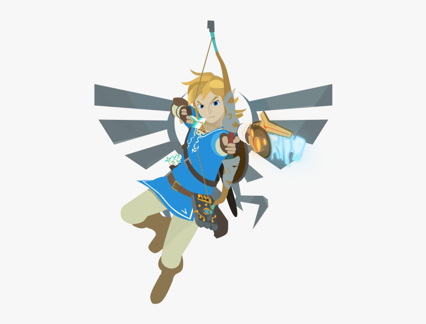 Breath Of The Wild Link Art, HD Png Download, Free Download