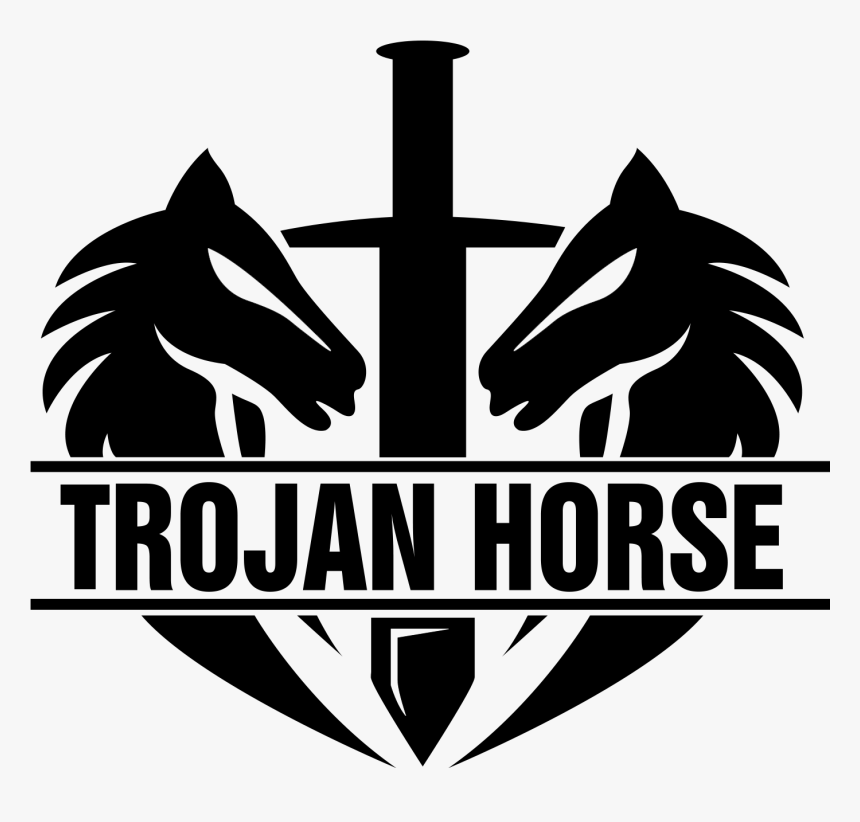 Transparent Trojans Clipart - Trojan Horse Virus Logo, HD Png Download, Free Download