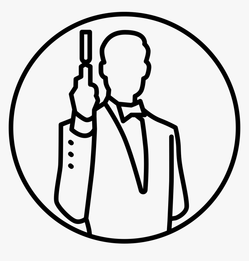 James Bond - James Bond Icon Png, Transparent Png, Free Download