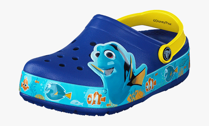 Crocs Children Crocs Lights Finding Dory Clog Cerulean - Slipper, HD Png Download, Free Download