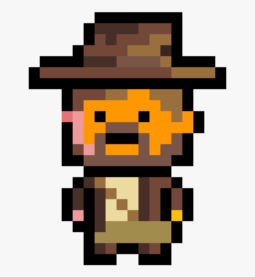 Indiana Jones Pixel Art, HD Png Download, Free Download