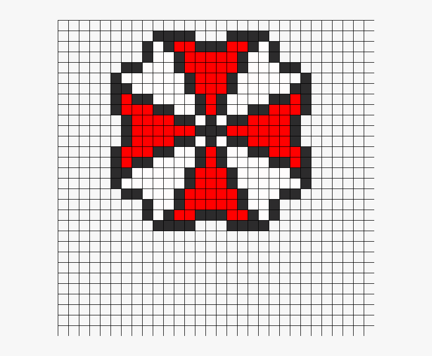 Umbrella Corp Perler Bead Pattern / Bead Sprite - Pixel Art Resident Evil, HD Png Download, Free Download