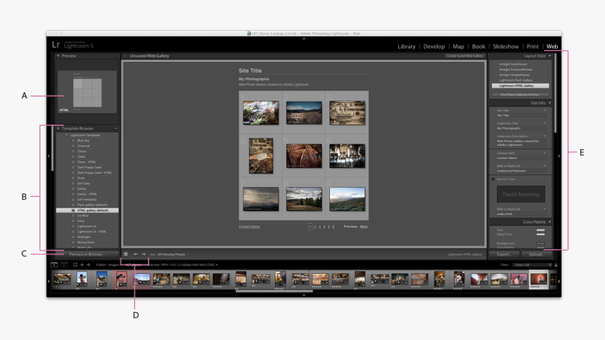 Adobe Photoshop Lightroom Cc Web Module - Adobe Lightroom 3, HD Png Download, Free Download