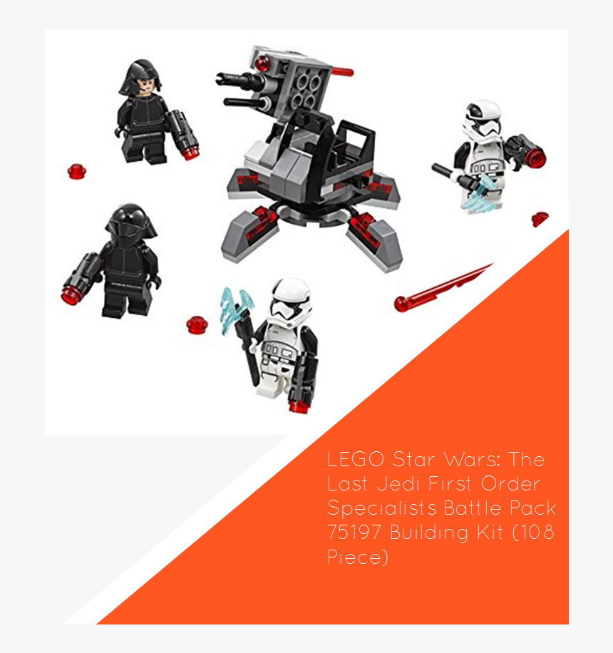 Transparent The Last Jedi Logo Png - Lego Star Wars First Order Specialist Battle Pack, Png Download, Free Download