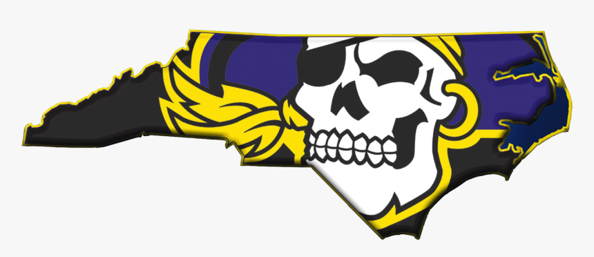 East Carolina University, East Carolina Pirates Football, - East Carolina University Pirate Nation, HD Png Download, Free Download