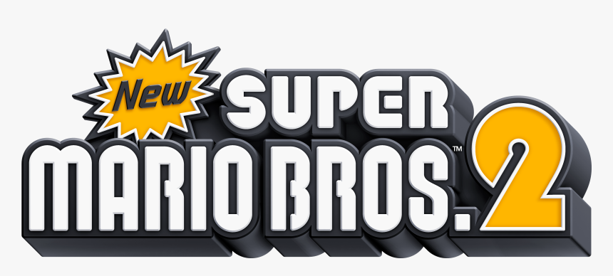 #logopedia10 - New Super Mario Bros 2 Logo, HD Png Download, Free Download