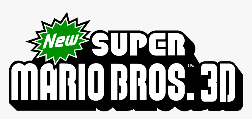 New Super Mario Bros Logo Png , Png Download - New Super Mario Bros 3 Logo, Transparent Png, Free Download