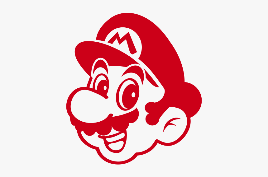 Pegatina Mario Bros - Super Mario Head Only, HD Png Download, Free Download