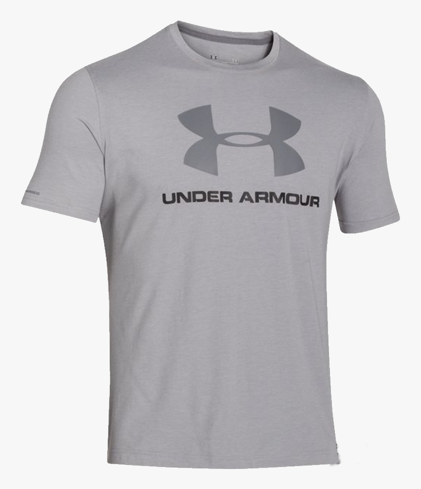 Cc Sportstyle Logo T-shirt Men Grey - Under Armour, HD Png Download, Free Download