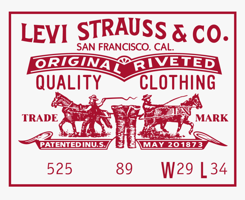 Levi Strauss Jeans Label Logo Vector - Levi's Original Jeans Logo, HD Png  Download - kindpng