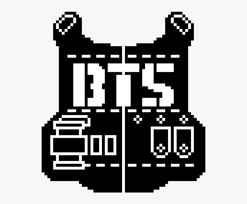 Pixel Art Minecraft Bts Kpop, HD Png Download, Free Download