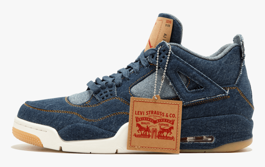 Jean Jacket Jordans Shoes, HD Png Download, Free Download