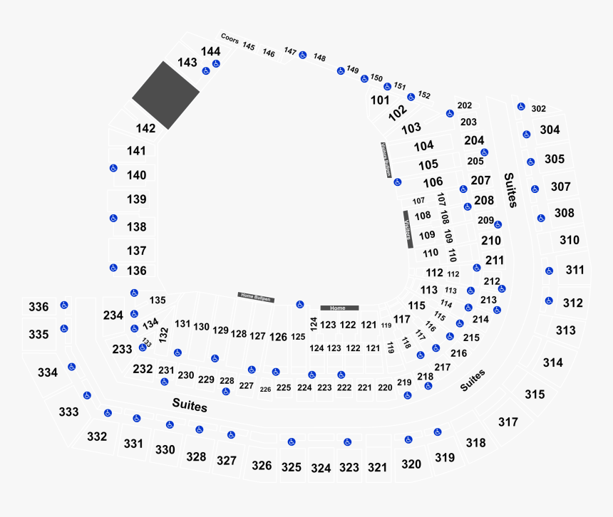 Section 121 Row 24 Oracle Park, HD Png Download, Free Download