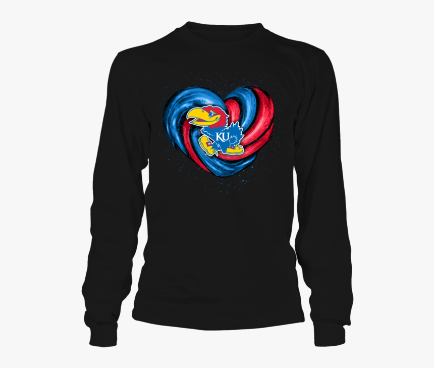 Hurricane Heart Logo Kansas Jayhawks Shirt - Grandma And Granddaughter Shirts, HD Png Download, Free Download