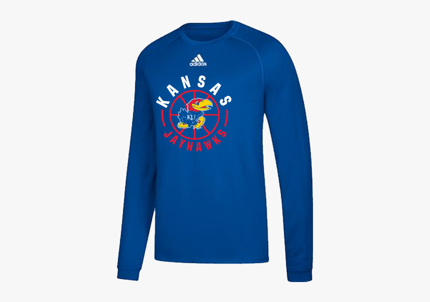 Ku Kansas Jayhawks Adidas Long Sleeve - Adidas, HD Png Download, Free Download