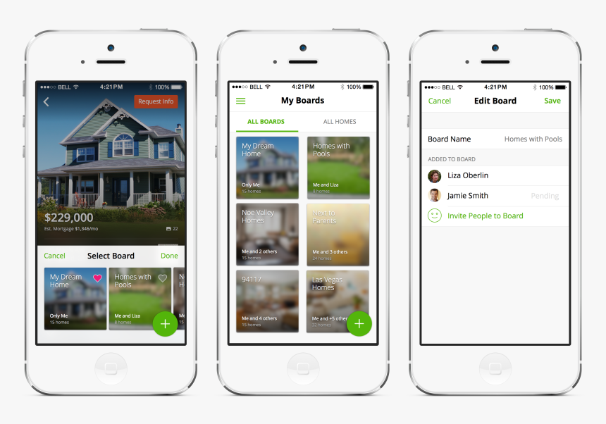 Real Estate App Screen, HD Png Download, Free Download