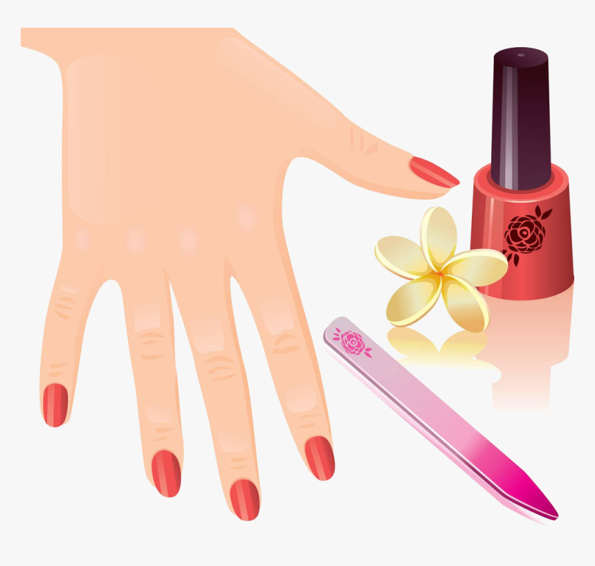 Manicure Royalty Free Clip - Manicure Nail Clip Art, HD Png Download, Free Download