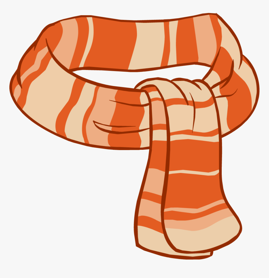 Orange Scarf Png Image - Scarf Clipart Png, Transparent Png, Free Download